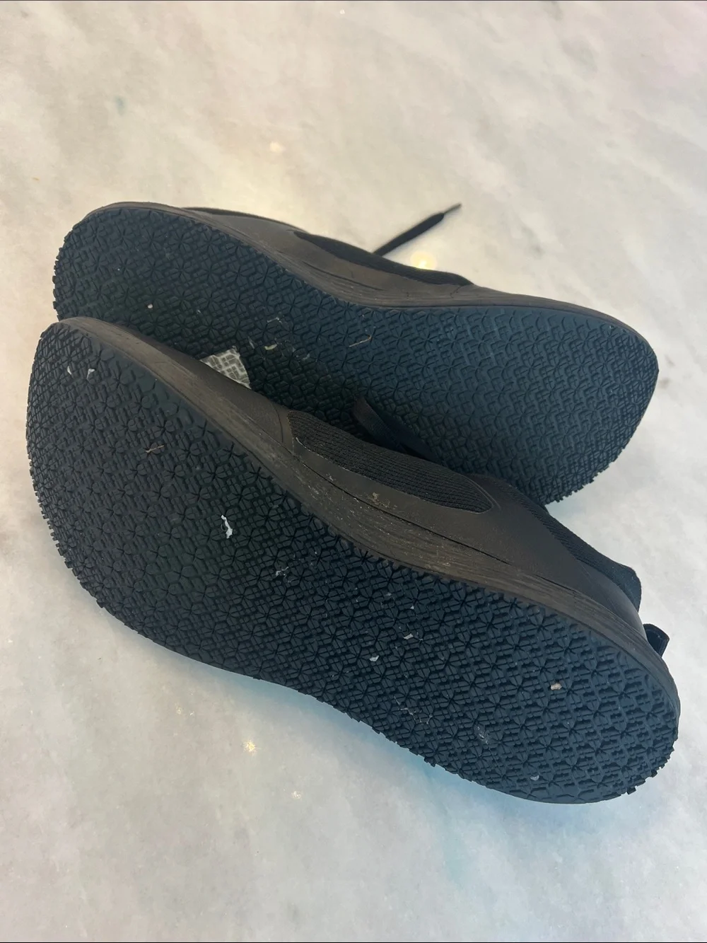 WHITIN Men's Food Service Zero Drop Black Athletic Slip-Resistant Sneakers Sz 11